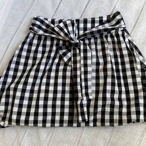 J. Crew Factory midi gingham skirt with fabulous bow. - Picture 6 of 10